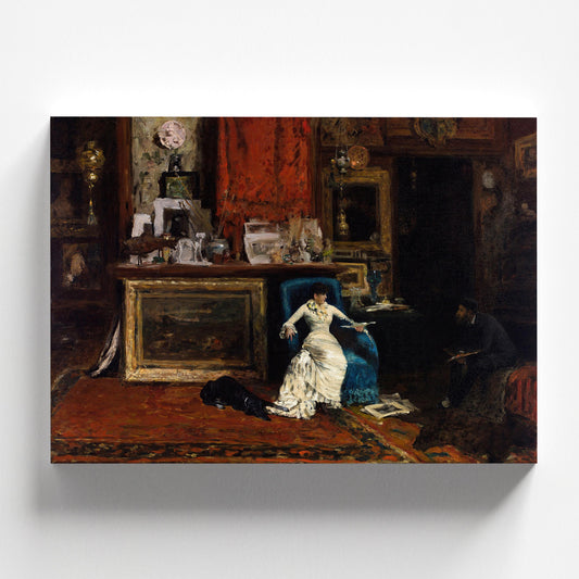 The Tenth Street Studio by William Merritt Chase 1880 | Impressionist Art Print (D0082)