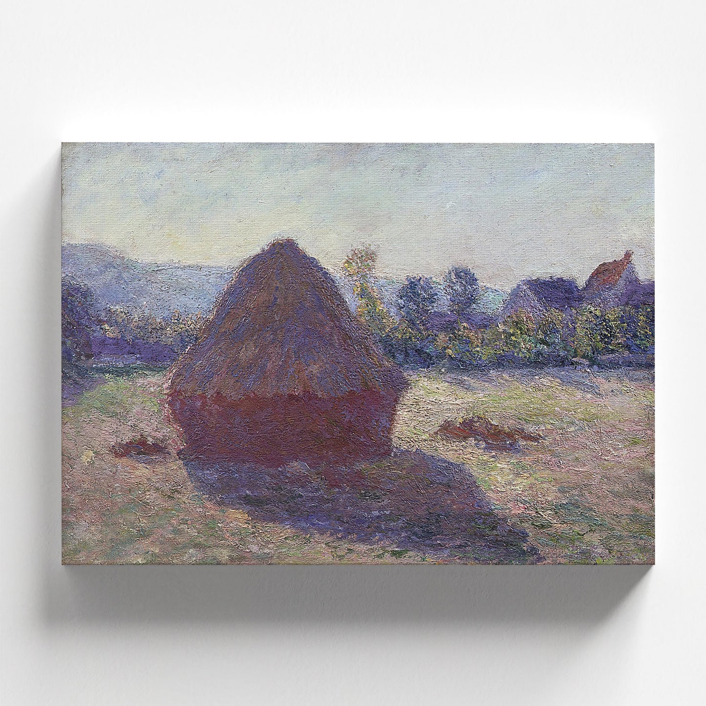 Haystack in the Evening Sun by Claude Monet 1891 | Impressionism Art Print (B3659)