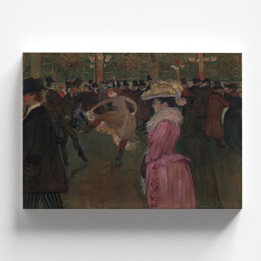 At the Moulin Rouge The Dance by Henri de Toulouse-Lautrec 1890 | Post-Impressionist Art Print (D0164)