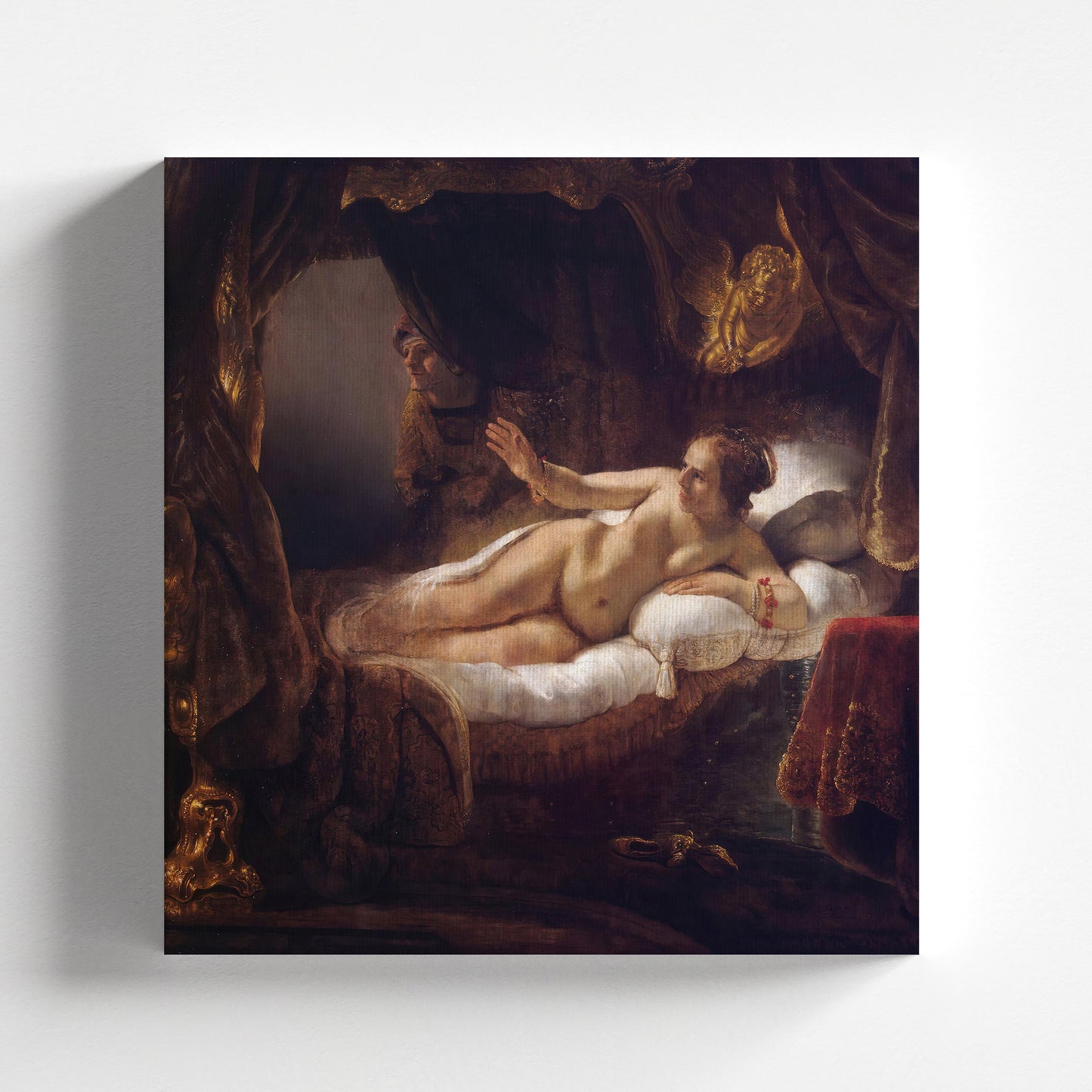 Danaë by Rembrandt 1636 | Baroque Art Print (B4196)