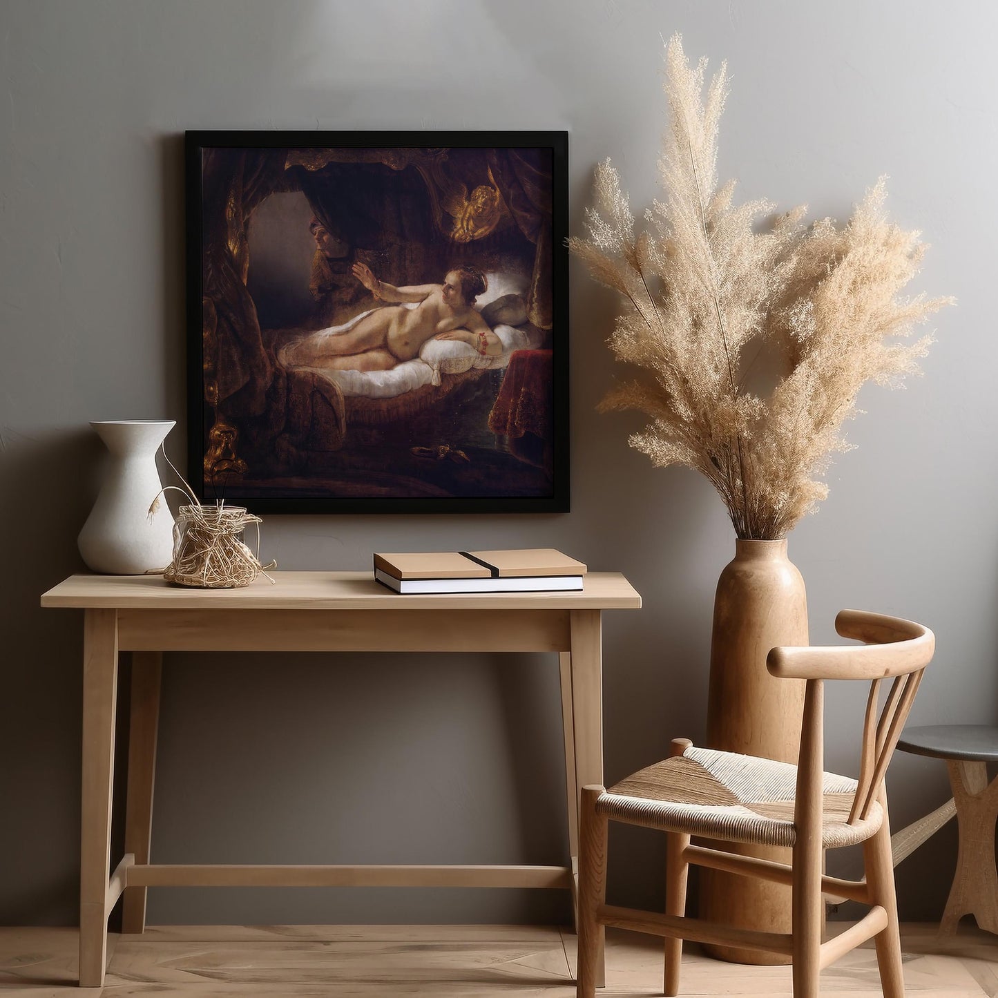 Danaë by Rembrandt 1636 | Baroque Art Print (B4196)