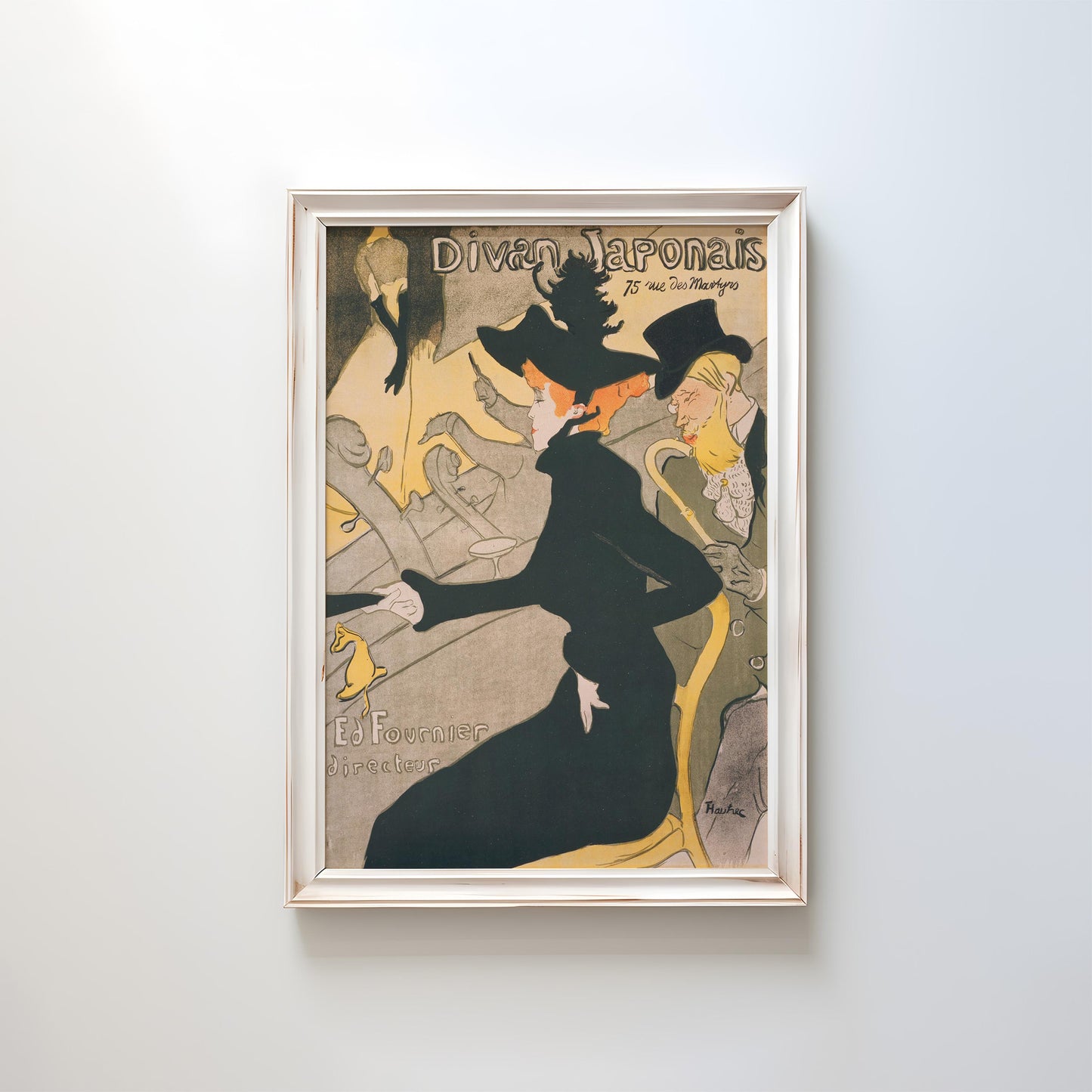 Divan Japonais by Henri de Toulouse-Lautrec 1892-93 | Post-Impressionist Art Print (D0165)