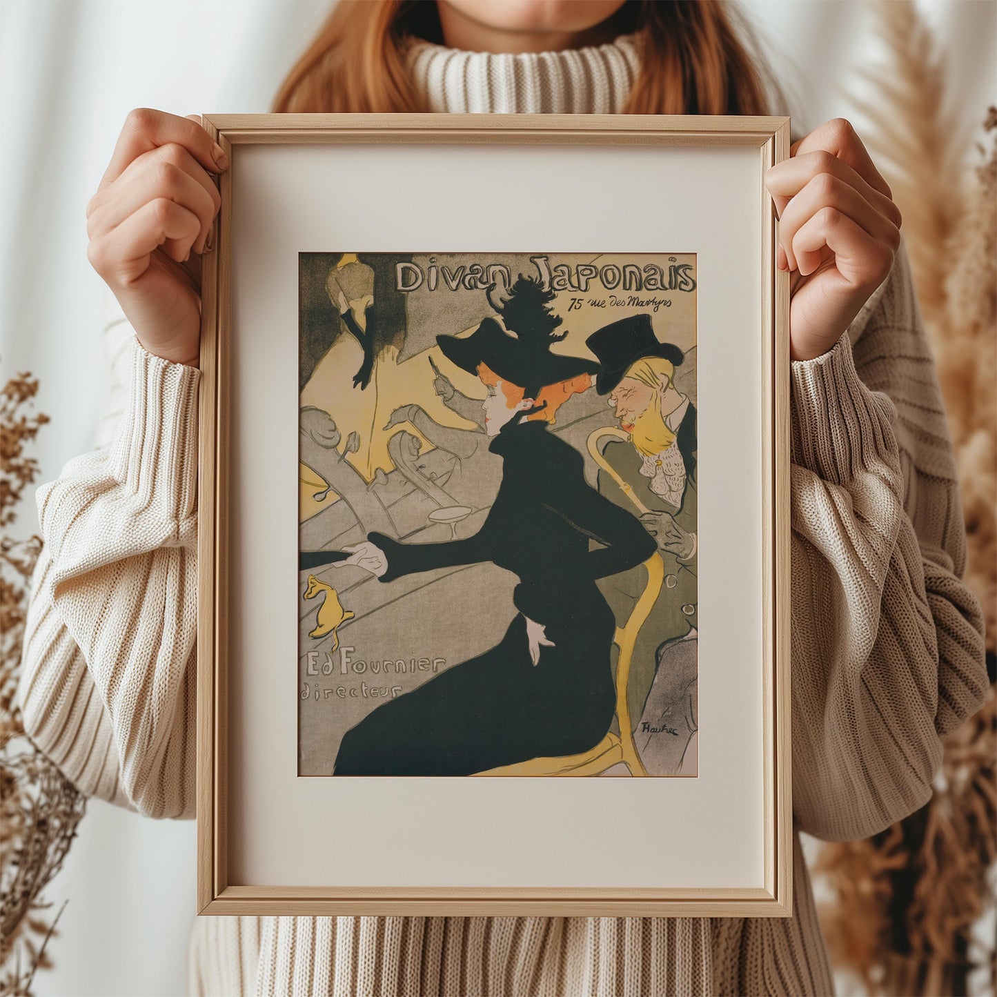 Divan Japonais by Henri de Toulouse-Lautrec 1892-93 | Post-Impressionist Art Print (D0165)