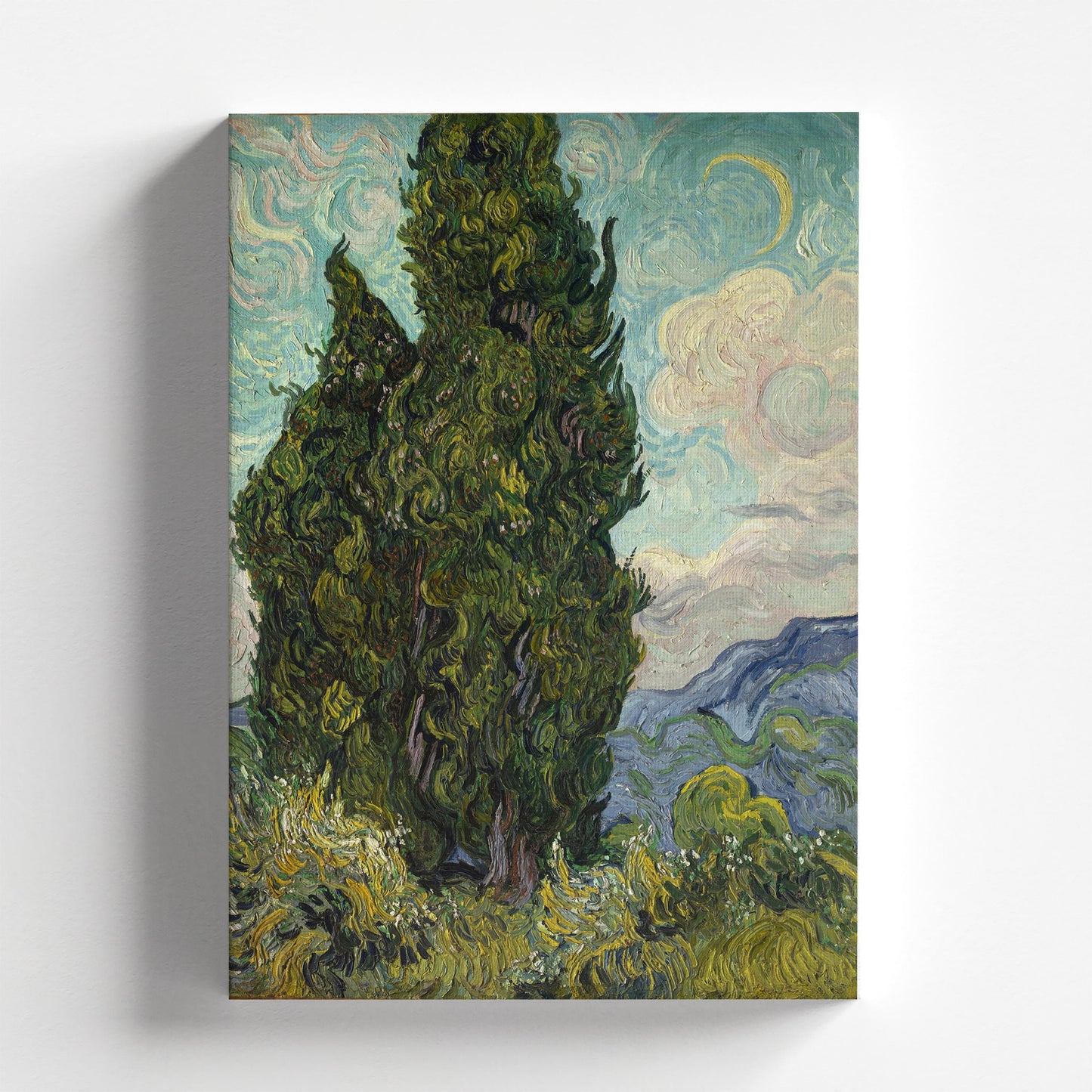 Cypresses by Vincent van Gogh 1889 | Post-Impressionism Art Print (B3603)