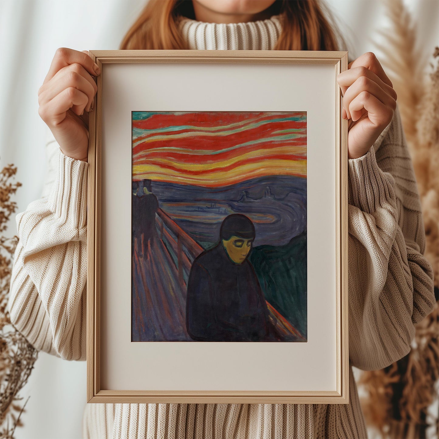 Despair by Edvard Munch 1894 | Expressionist Art Print (D0025)