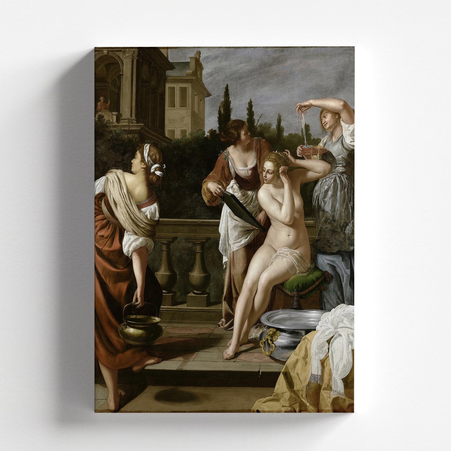 Bathsheba in the Bath by Artemisia Gentileschi | Baroque Art Print (D0297)