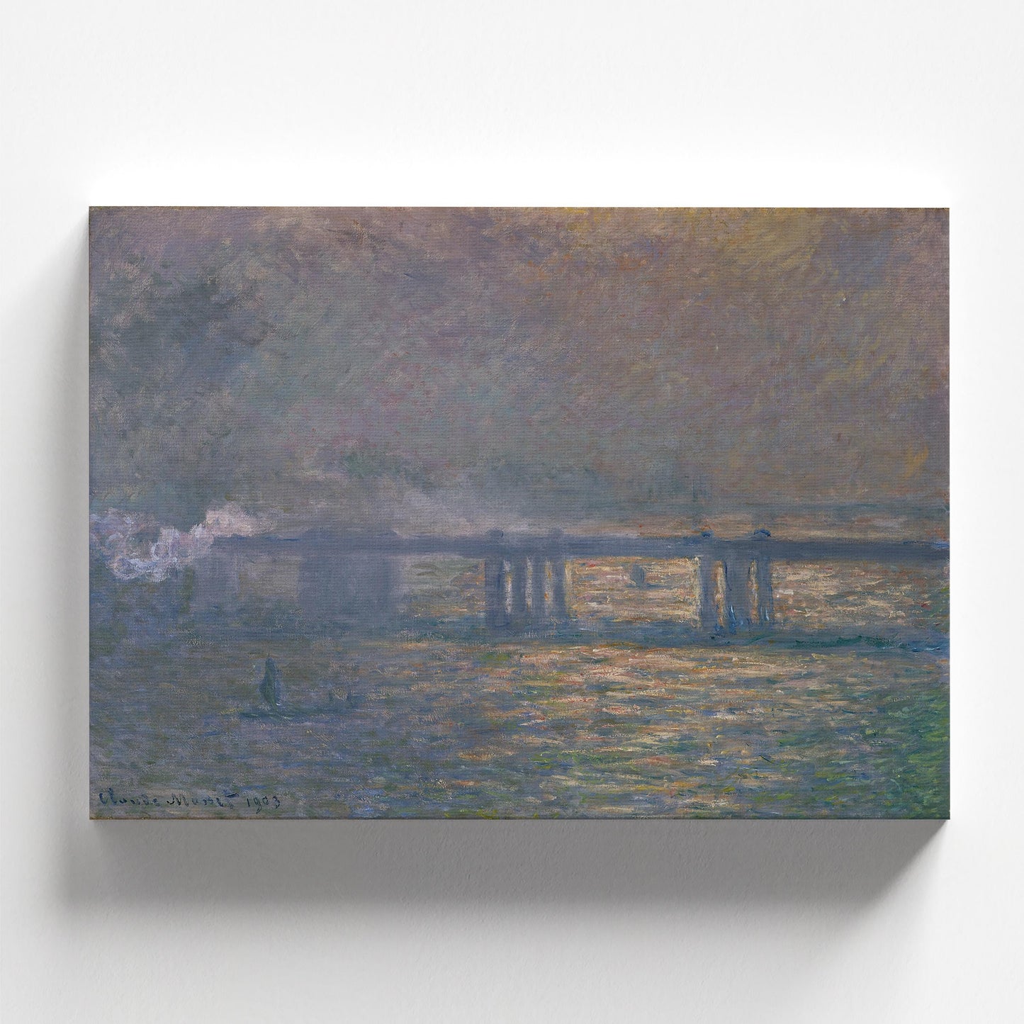 Charing Cross Bridge by Claude Monet 1903 | Impressionism Art Print (B3641)