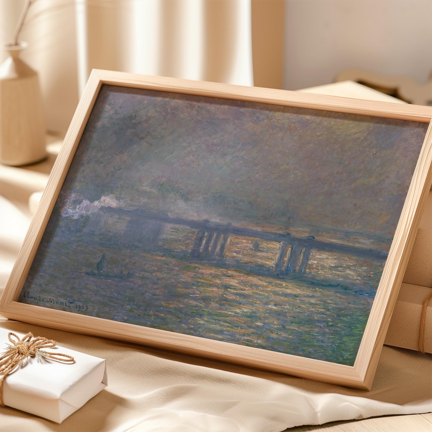 Charing Cross Bridge by Claude Monet 1903 | Impressionism Art Print (B3641)