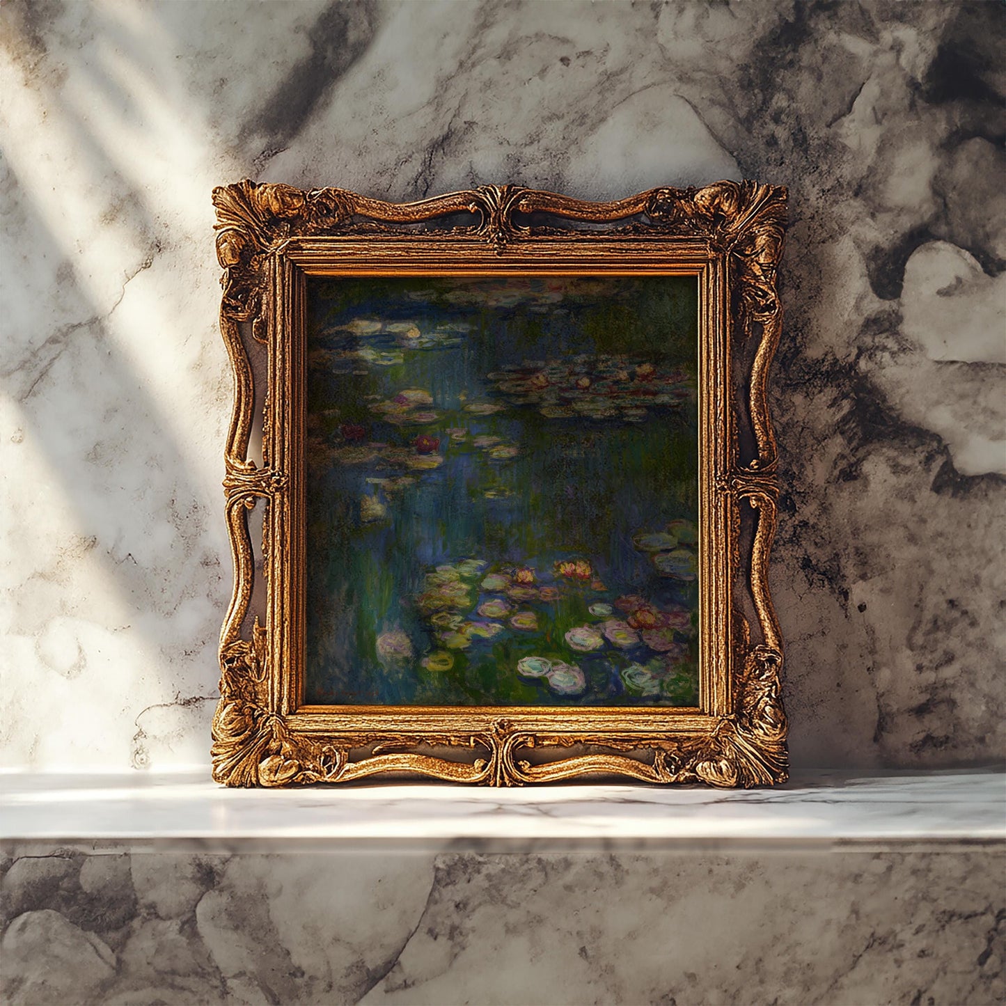 Water Lilies by Claude Monet 1916 | Impressionism Art Print (B3601)