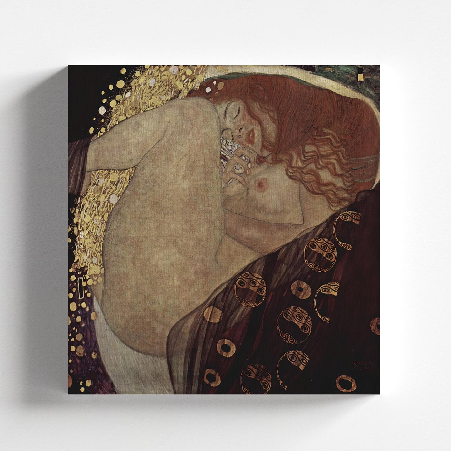 Danaë by Gustav Klimt (1908) | Art Nouveau (Modern), Mythological Portrait (B4154)