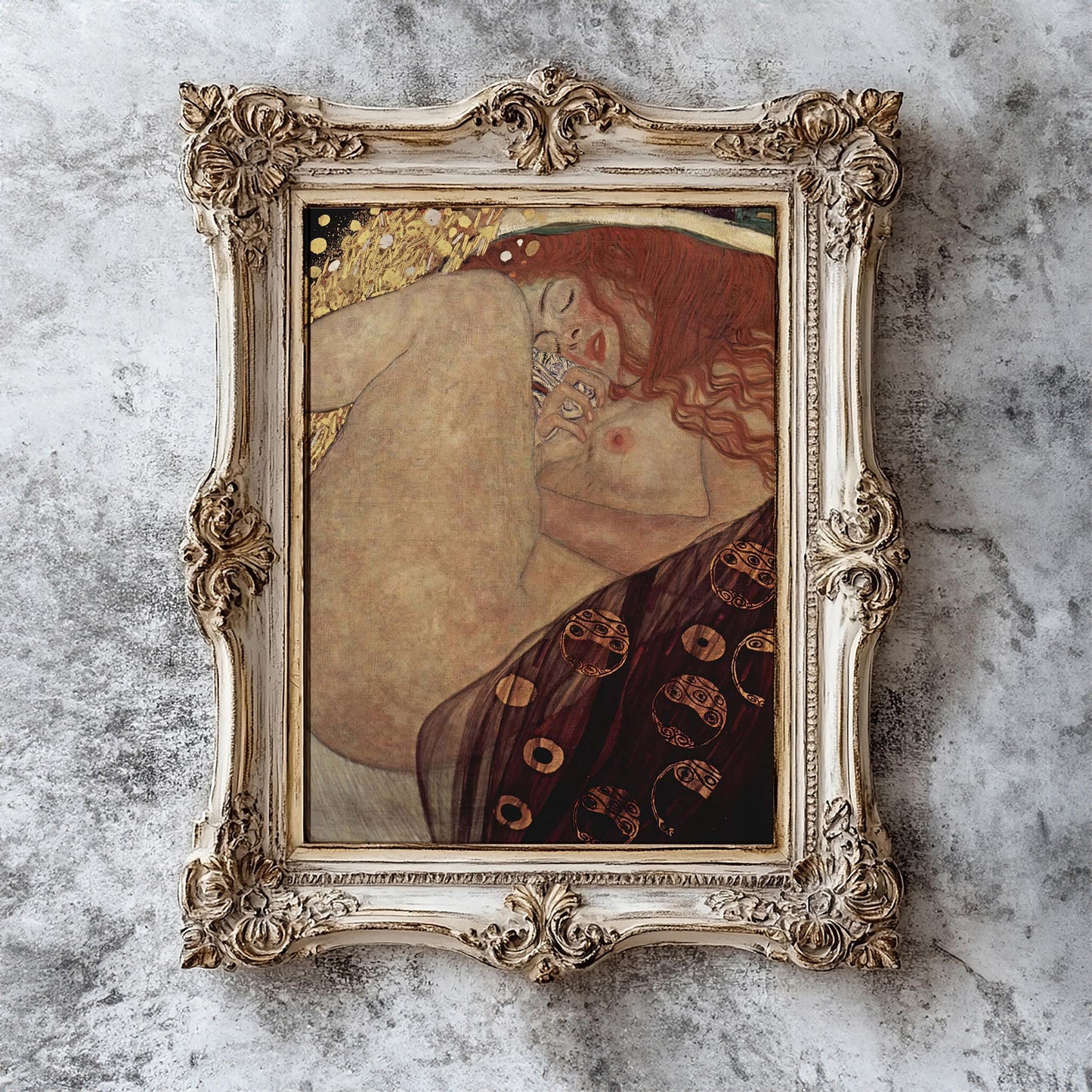 Danaë by Gustav Klimt (1908) | Art Nouveau (Modern), Mythological Portrait (B4154)