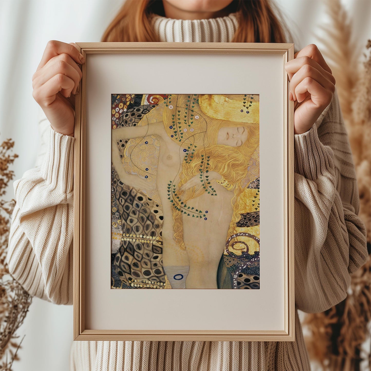 Water Serpents I by Gustav Klimt (1907) | Art Nouveau (Modern), Symbolism (B4681)