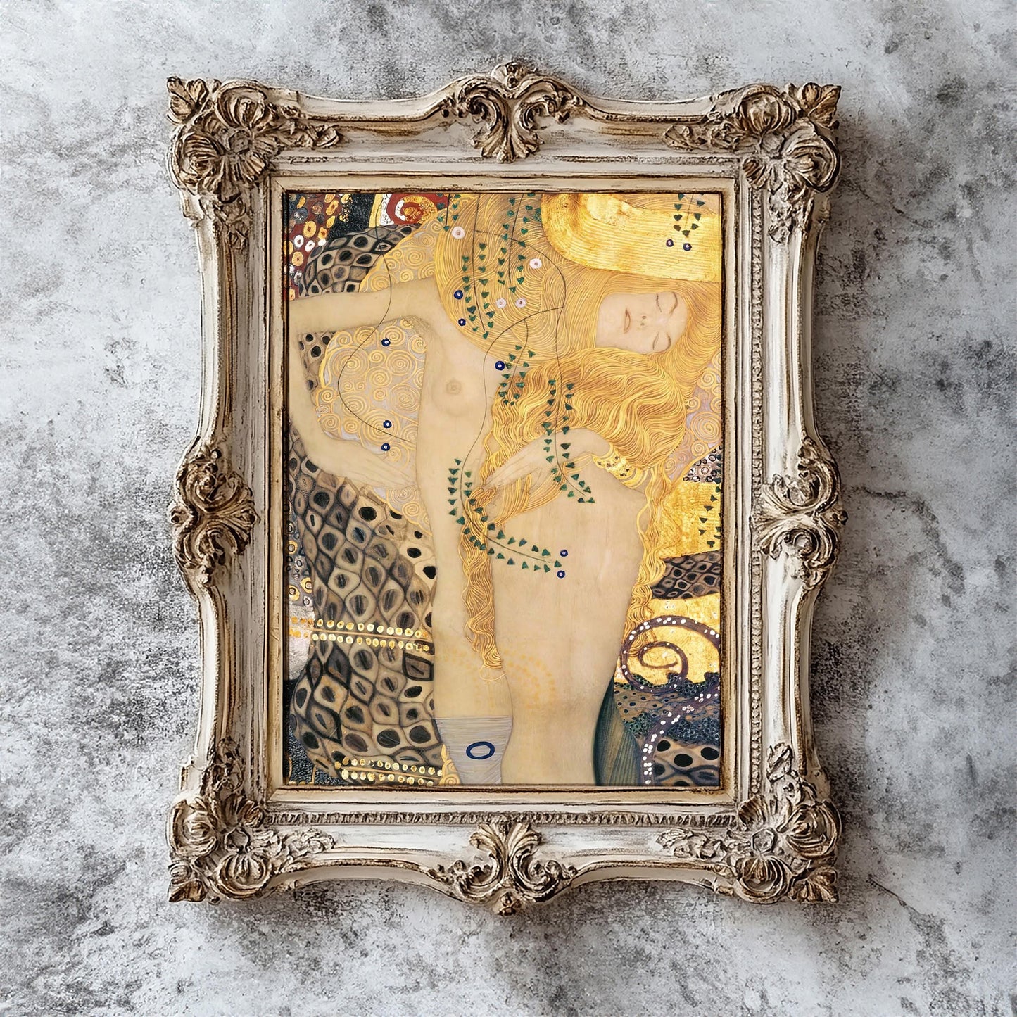 Water Serpents I by Gustav Klimt (1907) | Art Nouveau (Modern), Symbolism (B4681)