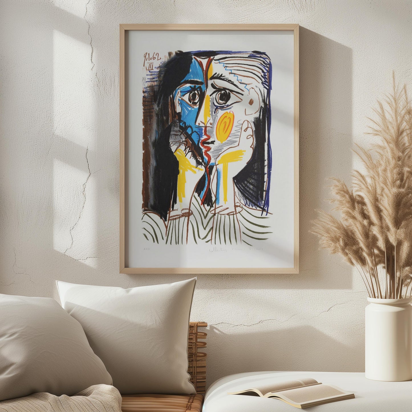 Visage by Pablo Picasso 1962 | Modern Art Print (B8356)