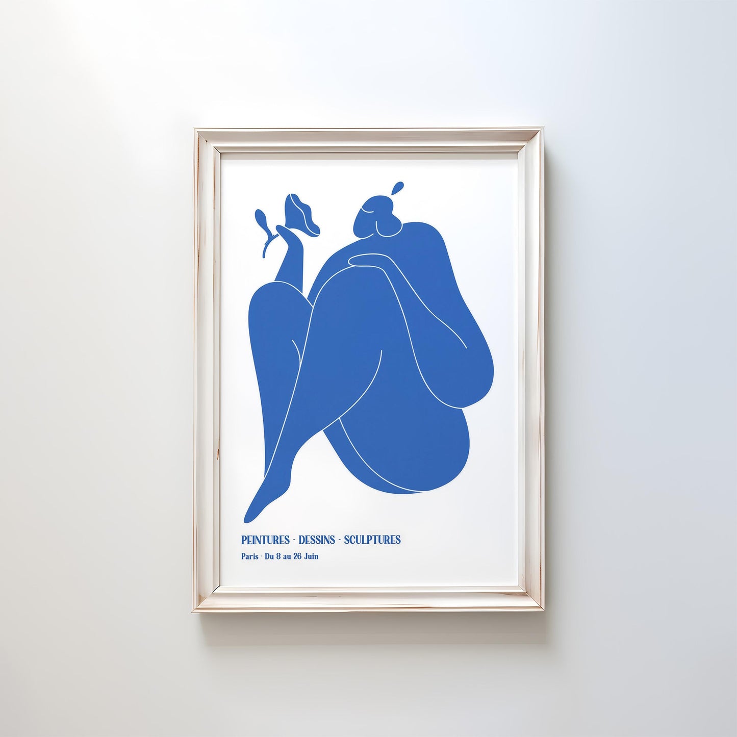 Henri Matisse Blue Nudes III (Nu Bleu) | Modern Art, Minimalist Poster (A0005)