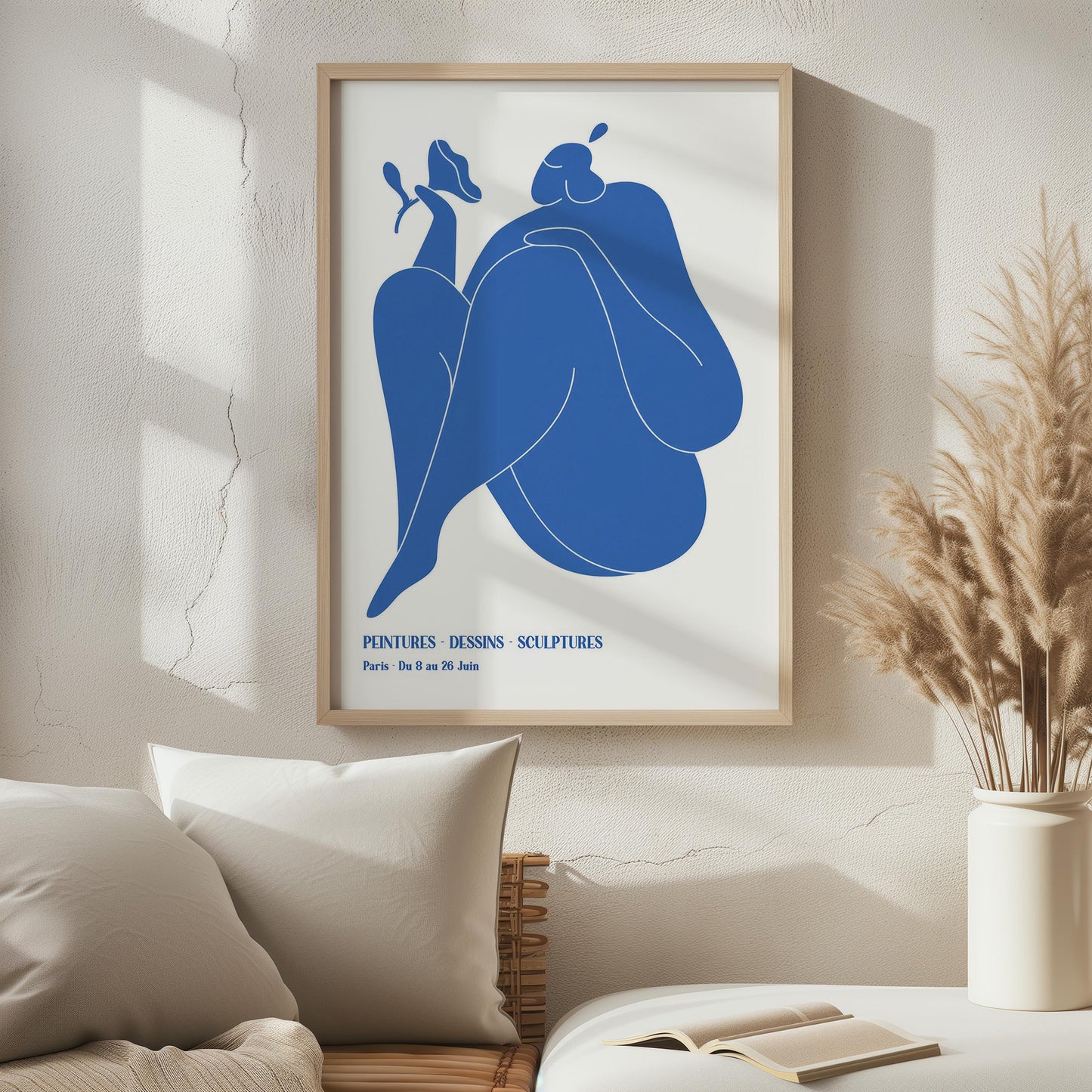 Henri Matisse Blue Nudes III (Nu Bleu) | Modern Art, Minimalist Poster (A0005)