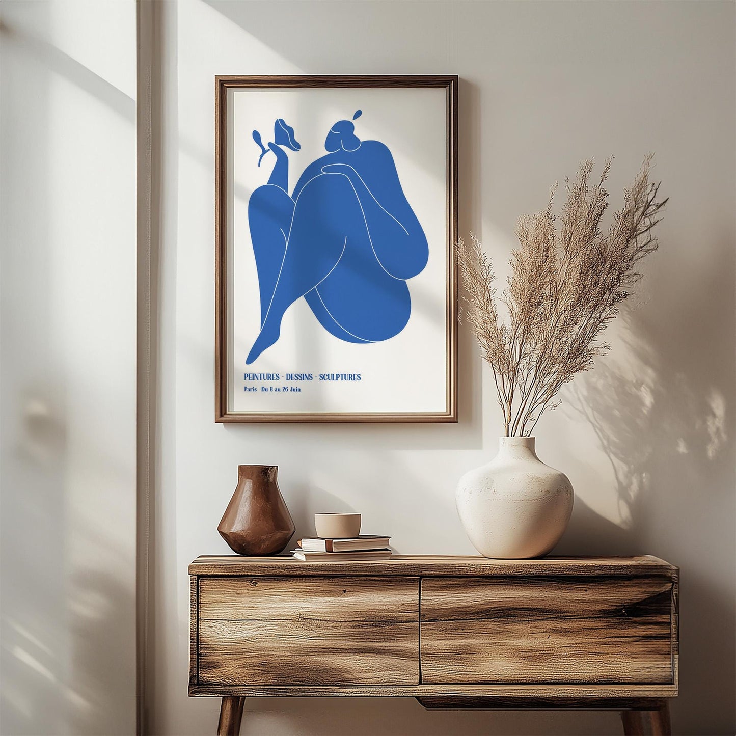 Henri Matisse Blue Nudes III (Nu Bleu) | Modern Art, Minimalist Poster (A0005)