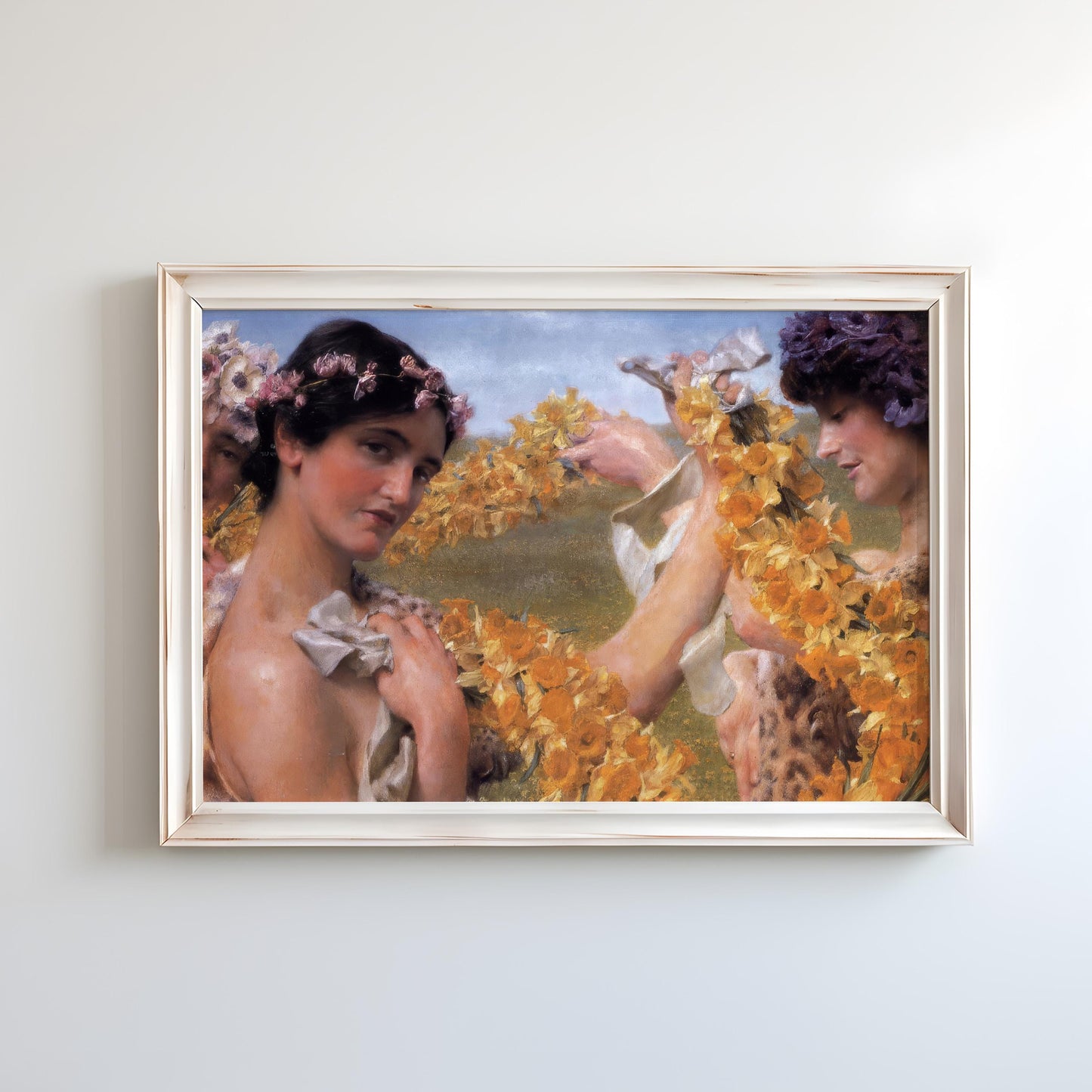 When Flowers Return by Lawrence Alma-Tadema 1911 | Classical Art Print (D0274)