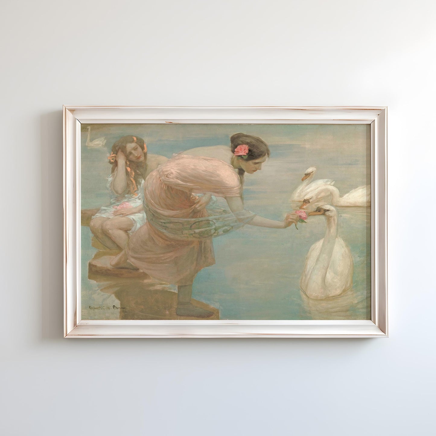 A Summer Morning by Rupert Bunny 1897 | Impressionist Art Print (D0027)