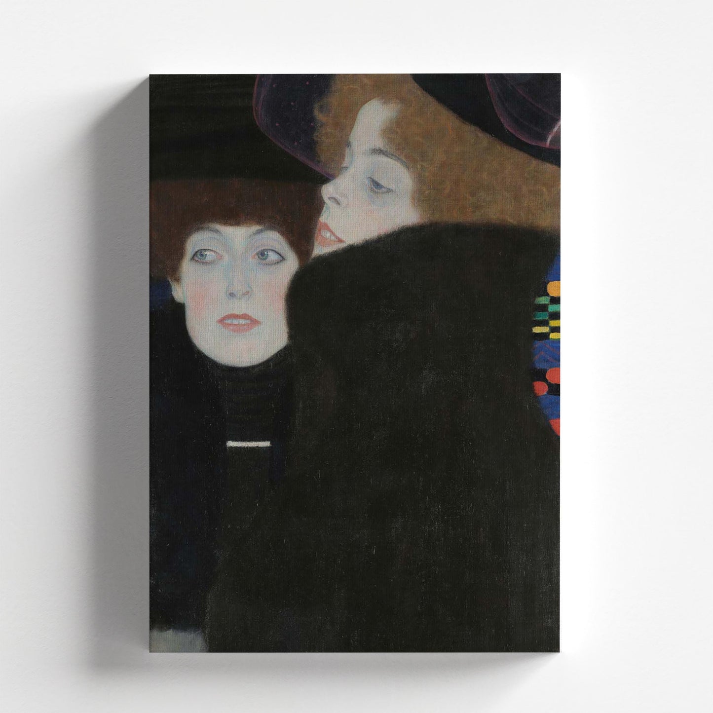 Friends I (The Sisters) by Gustav Klimt (1907) | Art Nouveau (Modern), Portrait (B4717)