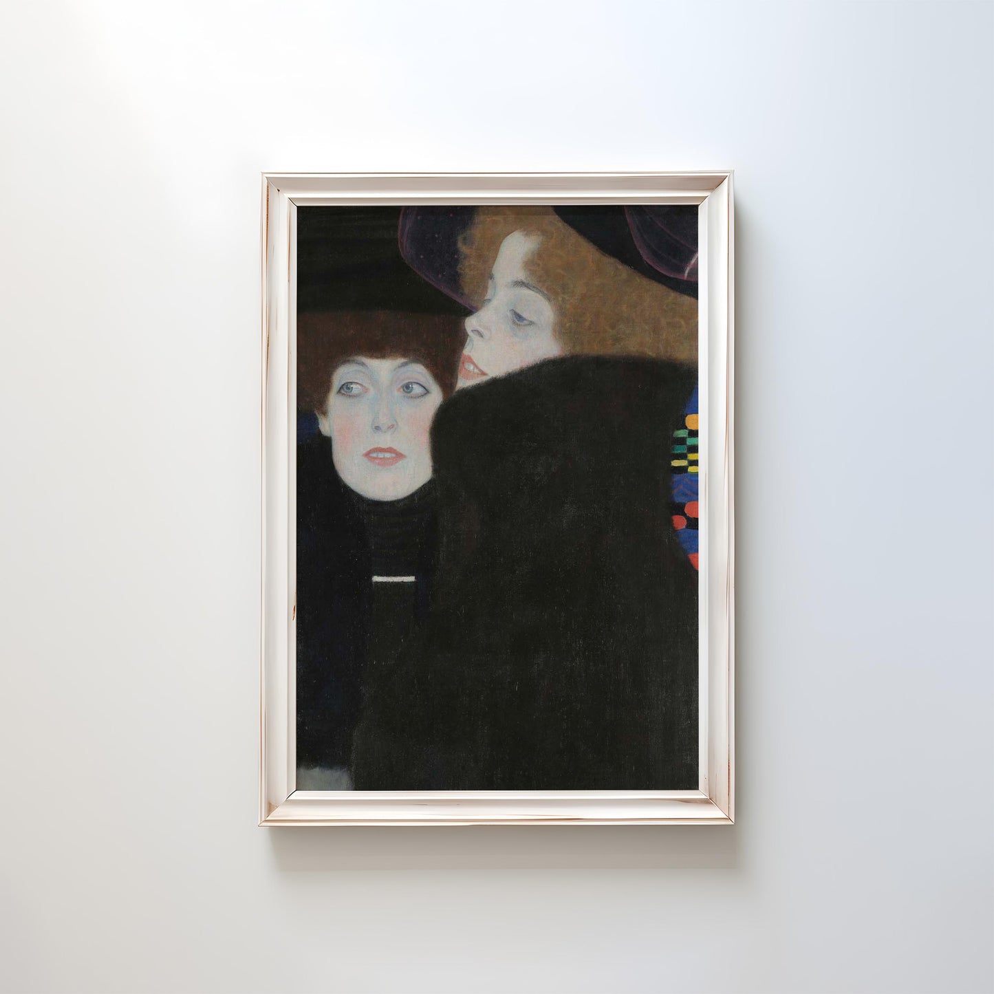 Friends I (The Sisters) by Gustav Klimt (1907) | Art Nouveau (Modern), Portrait (B4717)