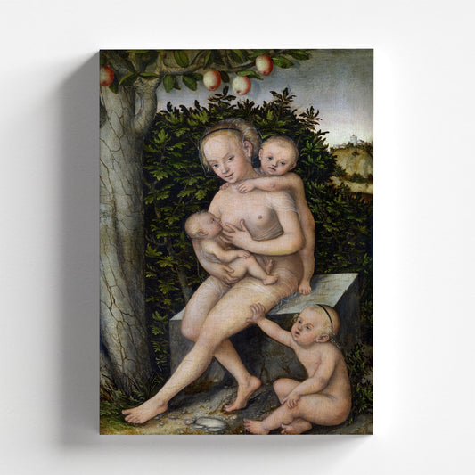 Charity or Caritas by Lucas Cranach the Elder c.1537-c.1540 | Renaissance Art Print (B4731)