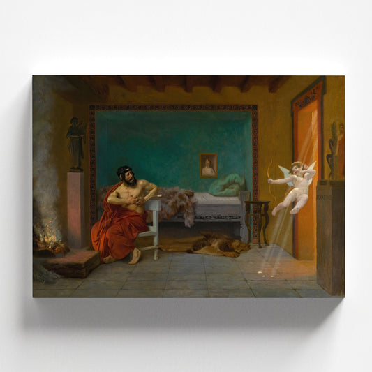 Cupid Runs out the Door by Jean-Léon Gérôme | Academic Art Print (D0219)