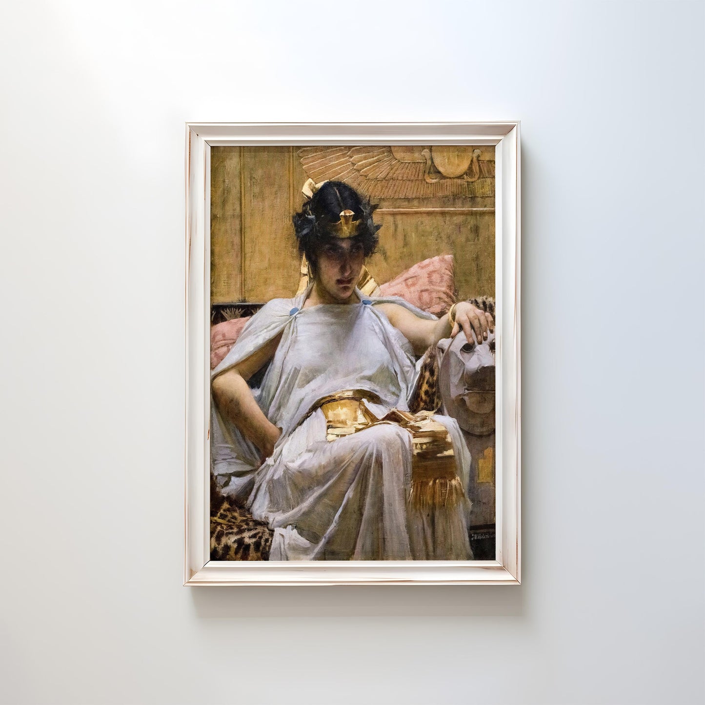 Cleopatra by John William Waterhouse 1888 | Pre-Raphaelite Art Print (B4868)