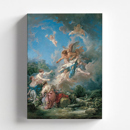 Boreas Abducting Oreithyia by François Boucher 1769 | Rococo Art Print (B4152)