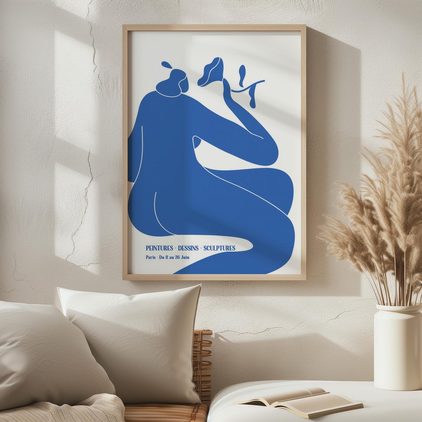 Henri Matisse Blue Nudes I (Nu Bleu) | Modern Art, Minimalist Poster (A0003)