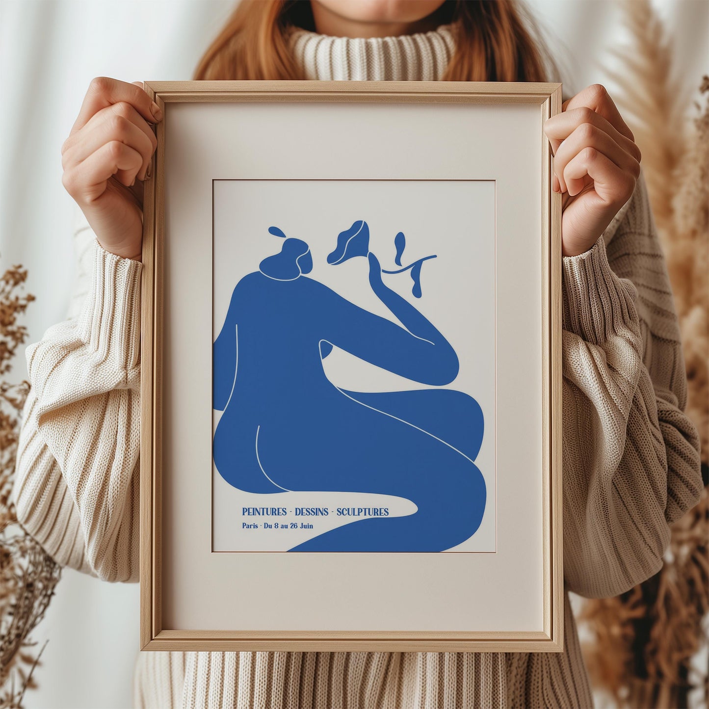 Henri Matisse Blue Nudes I (Nu Bleu) | Modern Art, Minimalist Poster (A0003)