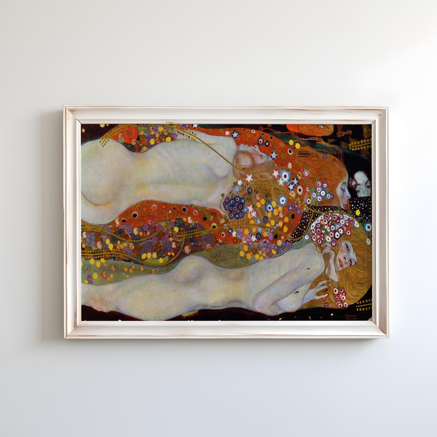 Water Serpents II by Gustav Klimt 1907 | Symbolism Art Print (D0445)