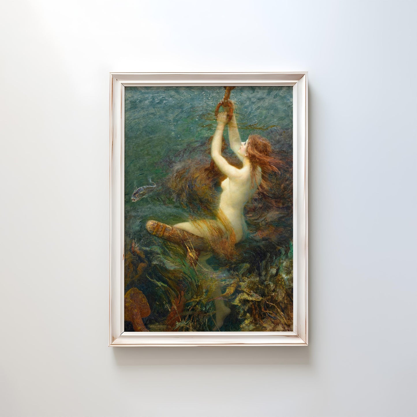 A Fantasy of the Deep by Arthur Hopkins 1830 | Romantic Art Print (D0032)