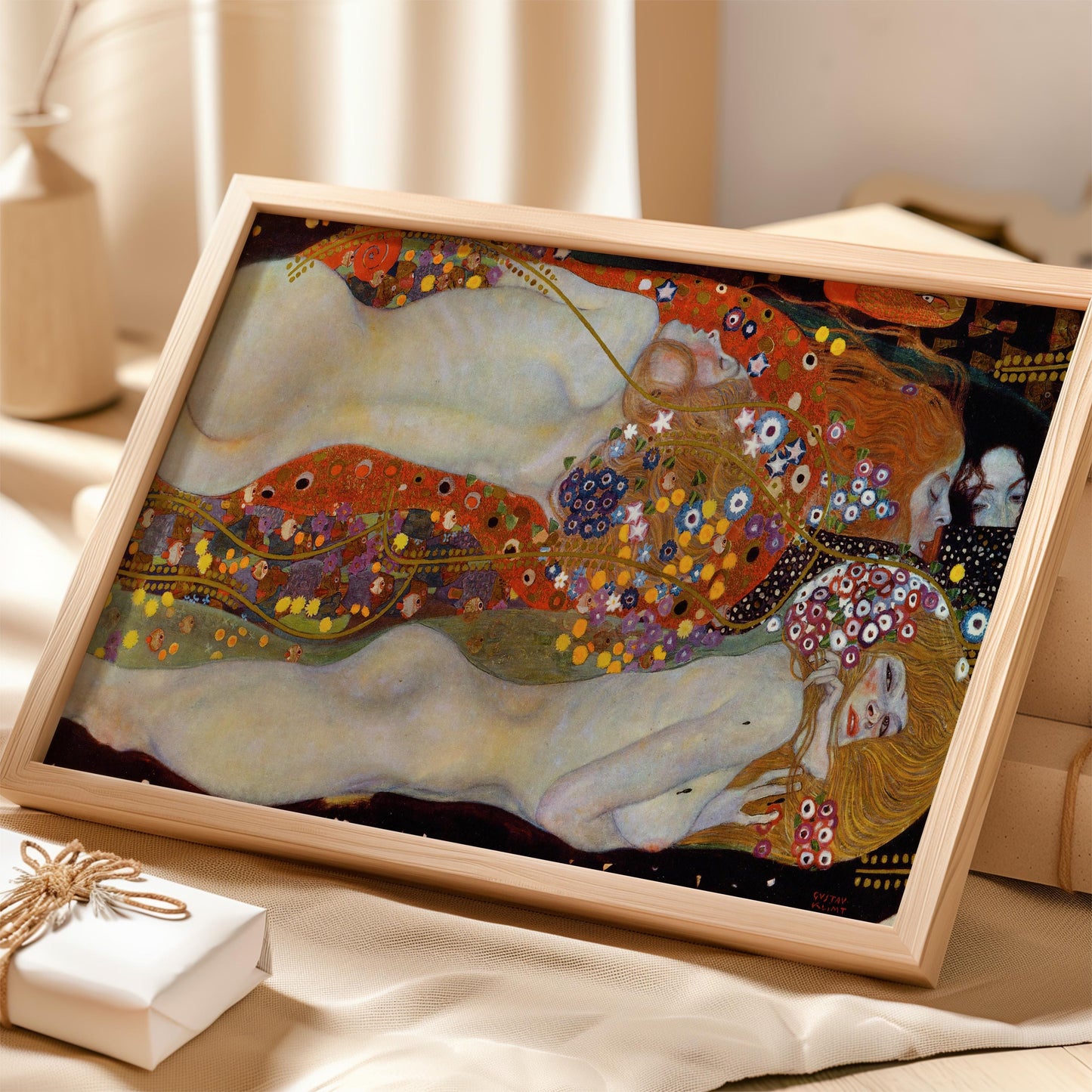 Water Serpents II by Gustav Klimt 1907 | Symbolism Art Print (D0445)