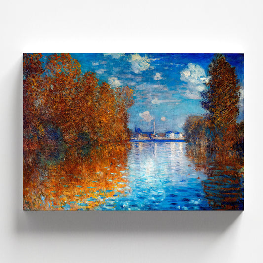 Autumn Effect in Argenteuil by Claude Monet 1873 | Impressionism Art Print (B3670)