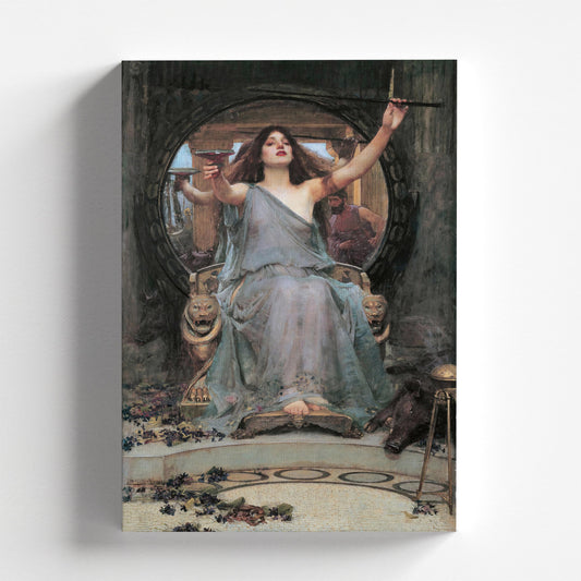 Circe Offering the Cup to Ulysses by John William Waterhouse 1891 | Pre-Raphaelite Art Print (B4858)