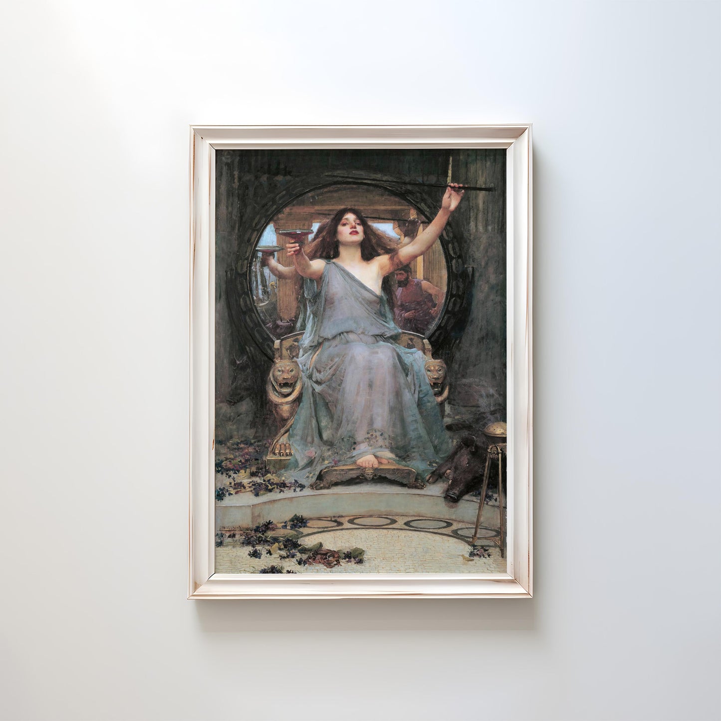 Circe Offering the Cup to Ulysses by John William Waterhouse 1891 | Pre-Raphaelite Art Print (B4858)