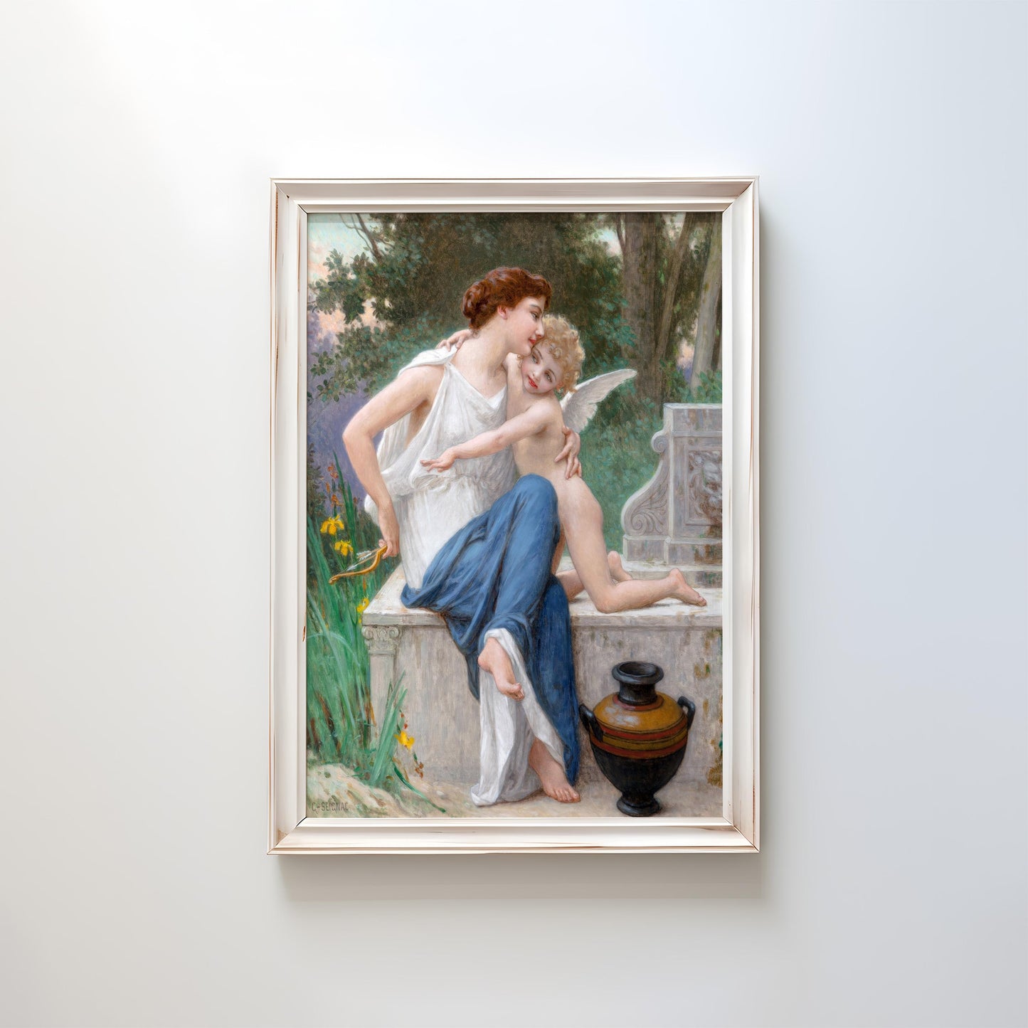 Disarming Cupid by Guillaume Seignac | Academic Art Print (D0340)