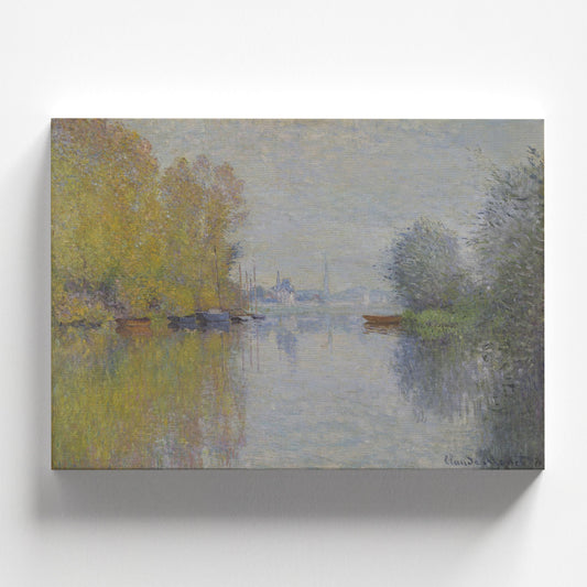 Autumn on the Seine, Argenteuil by Claude Monet 1873 | Impressionism Art Print (B3669)