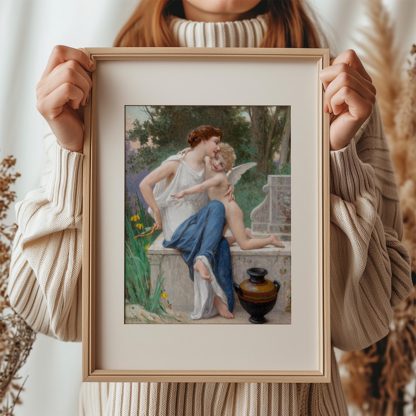 Disarming Cupid by Guillaume Seignac | Academic Art Print (D0340)