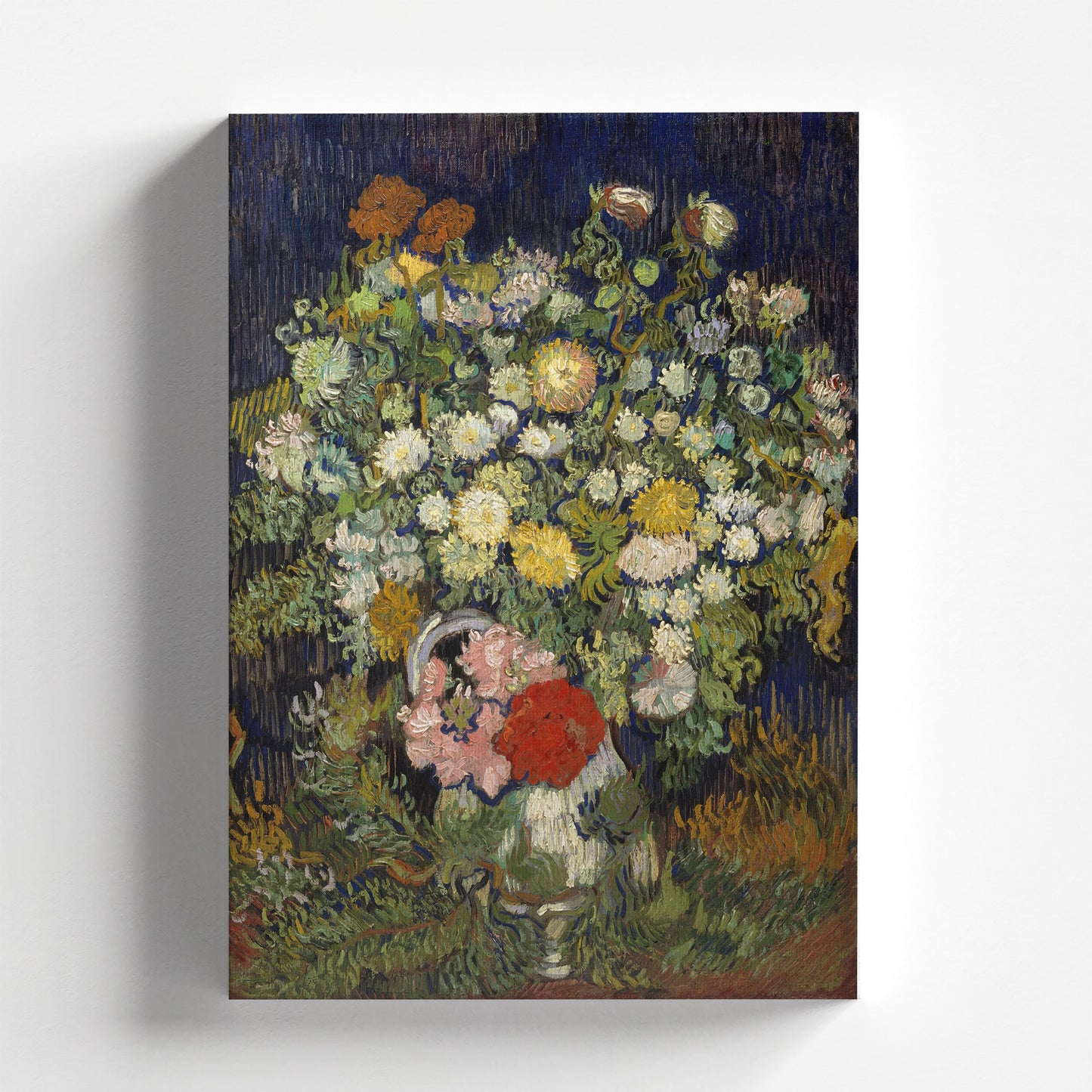 Bouquet of Flowers in a Vase by Vincent van Gogh 1890 | Post-Impressionism Art Print (B3623)