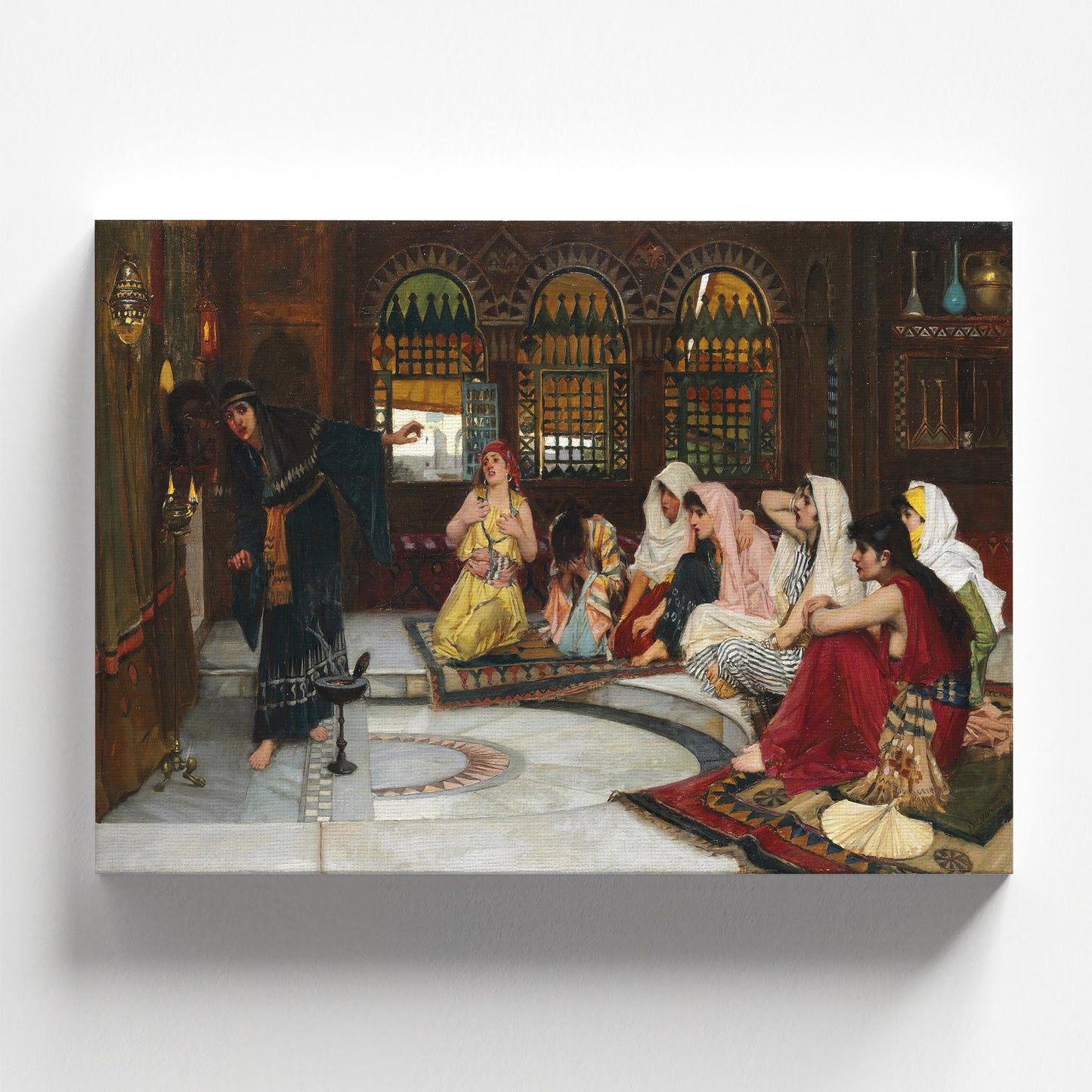 Consulting the Oracle by John William Waterhouse 1884 | Pre-Raphaelite Art Print (B4862)