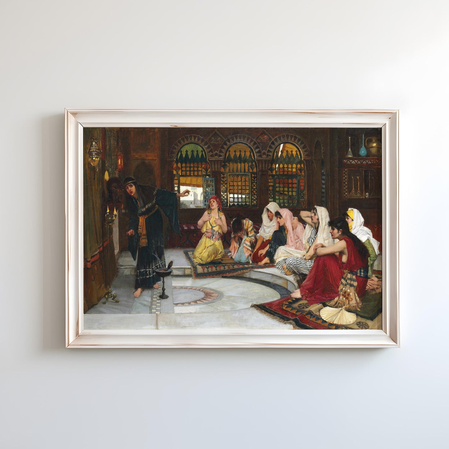 Consulting the Oracle by John William Waterhouse 1884 | Pre-Raphaelite Art Print (B4862)