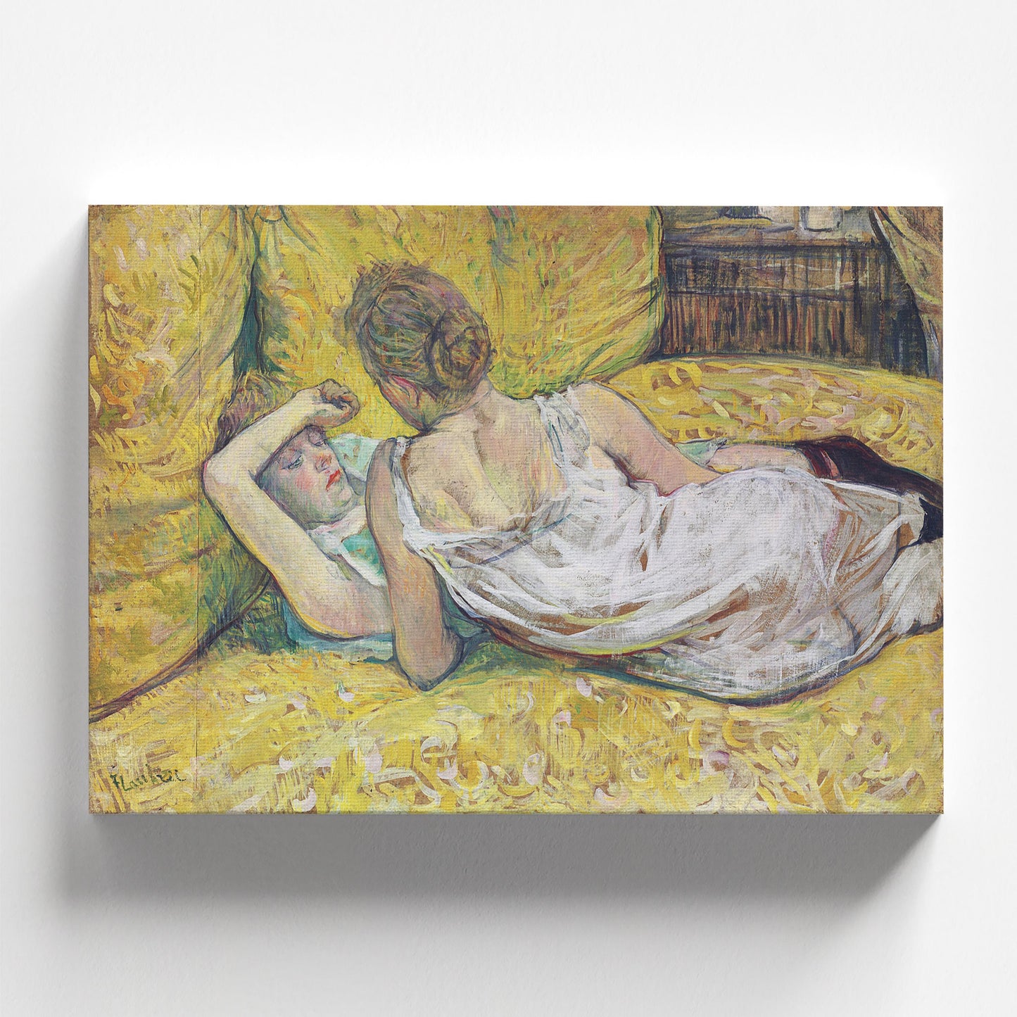 Abandonment (The Pair) (L'abandon (Les deux amies)) by Henri de Toulouse-Lautrec 1895 | Post-Impressionist Art Print (D0163)