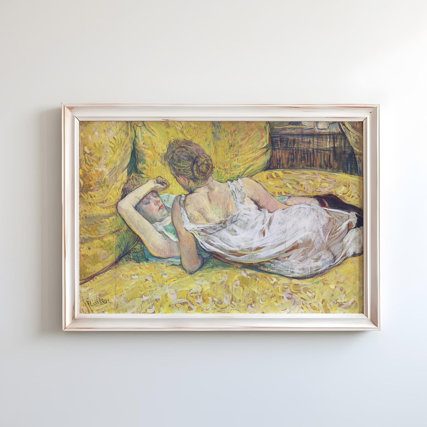 Abandonment (The Pair) (L'abandon (Les deux amies)) by Henri de Toulouse-Lautrec 1895 | Post-Impressionist Art Print (D0163)