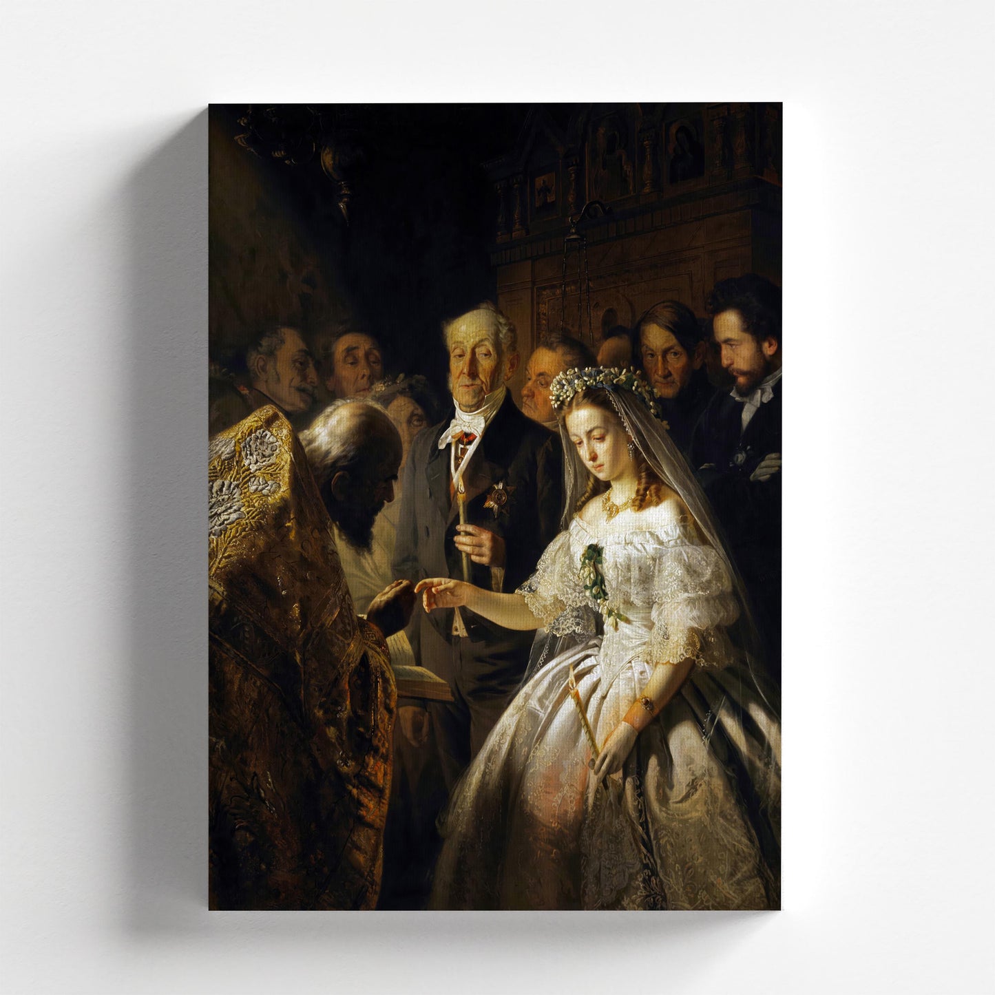 The Unequal Marriage by Vasili Pukirev 1862 | Realism Art Print (D0230)