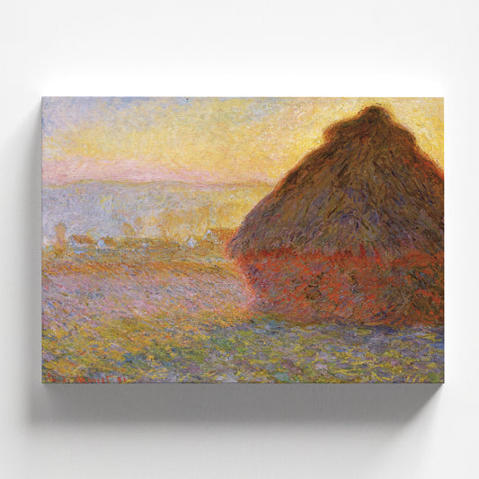 Grainstack (Sunset) by Claude Monet 1891 | Impressionism Art Print (B3660)