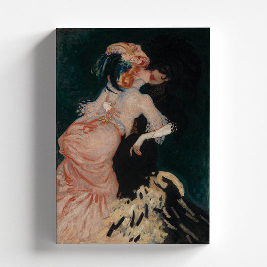 Women Kissing by Jan Sluijters 1906 | Expressionist Art Print (D0040)