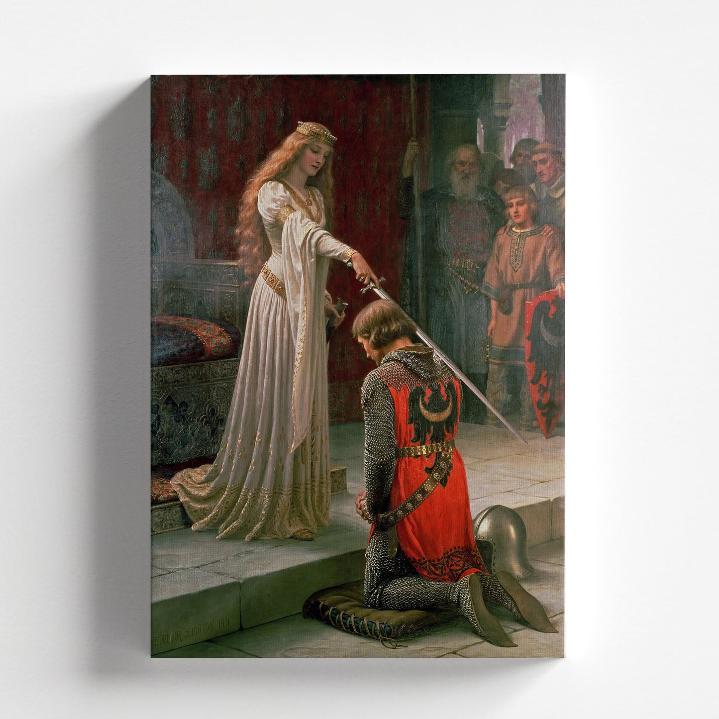 Accolade by Edmund Blair Leighton 1907 | Victorian Art Print (D0098)