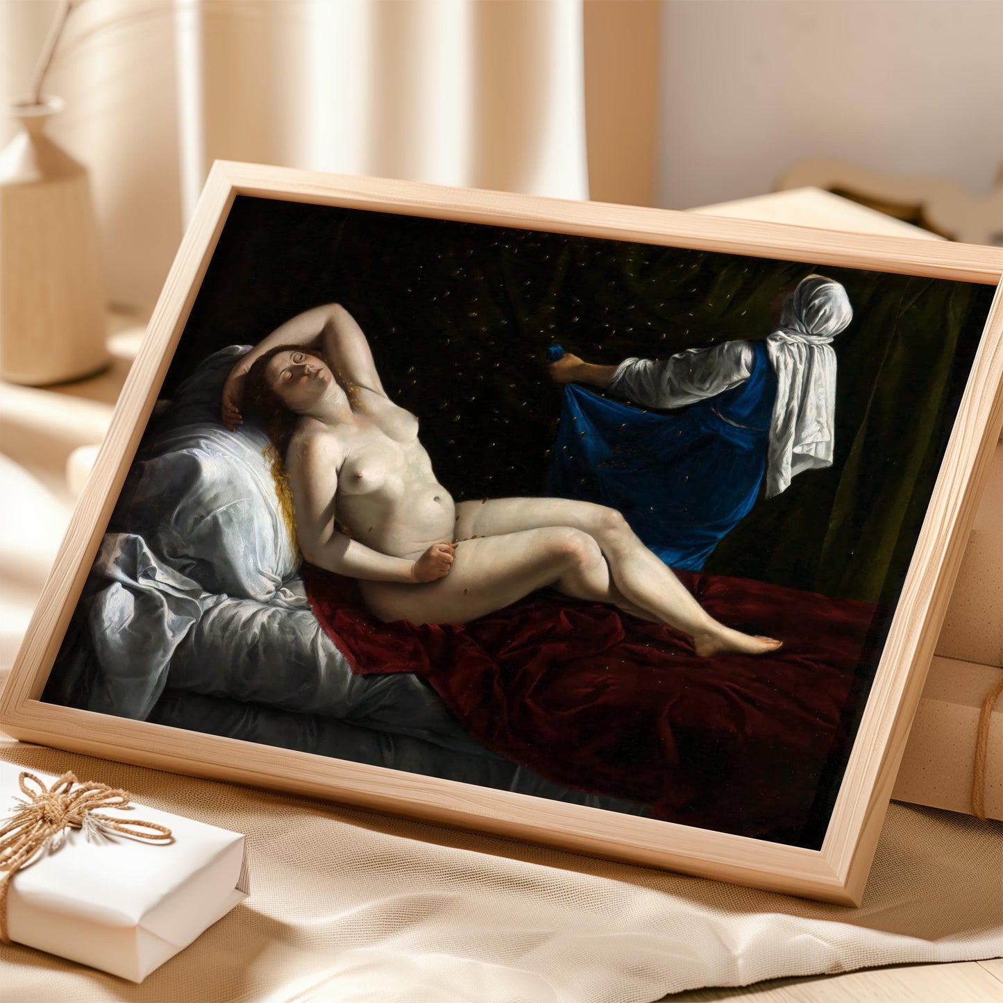 Danaë by Artemisia Gentileschi c.1612 | Baroque Art Print (D0296)